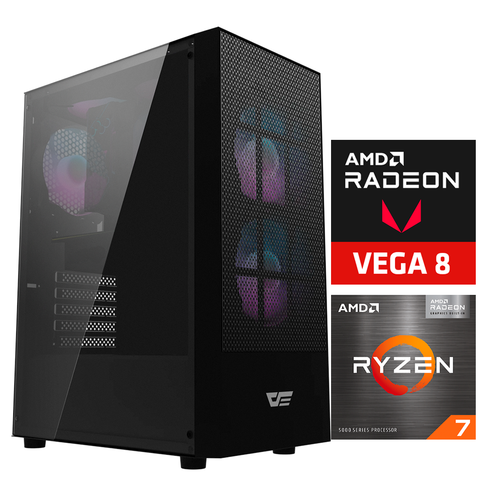 PC ZEN PLUS, Ryzen 7 5700G, 16GB DDR4 RGB, M.2 256GB, B550M, 450W 80+