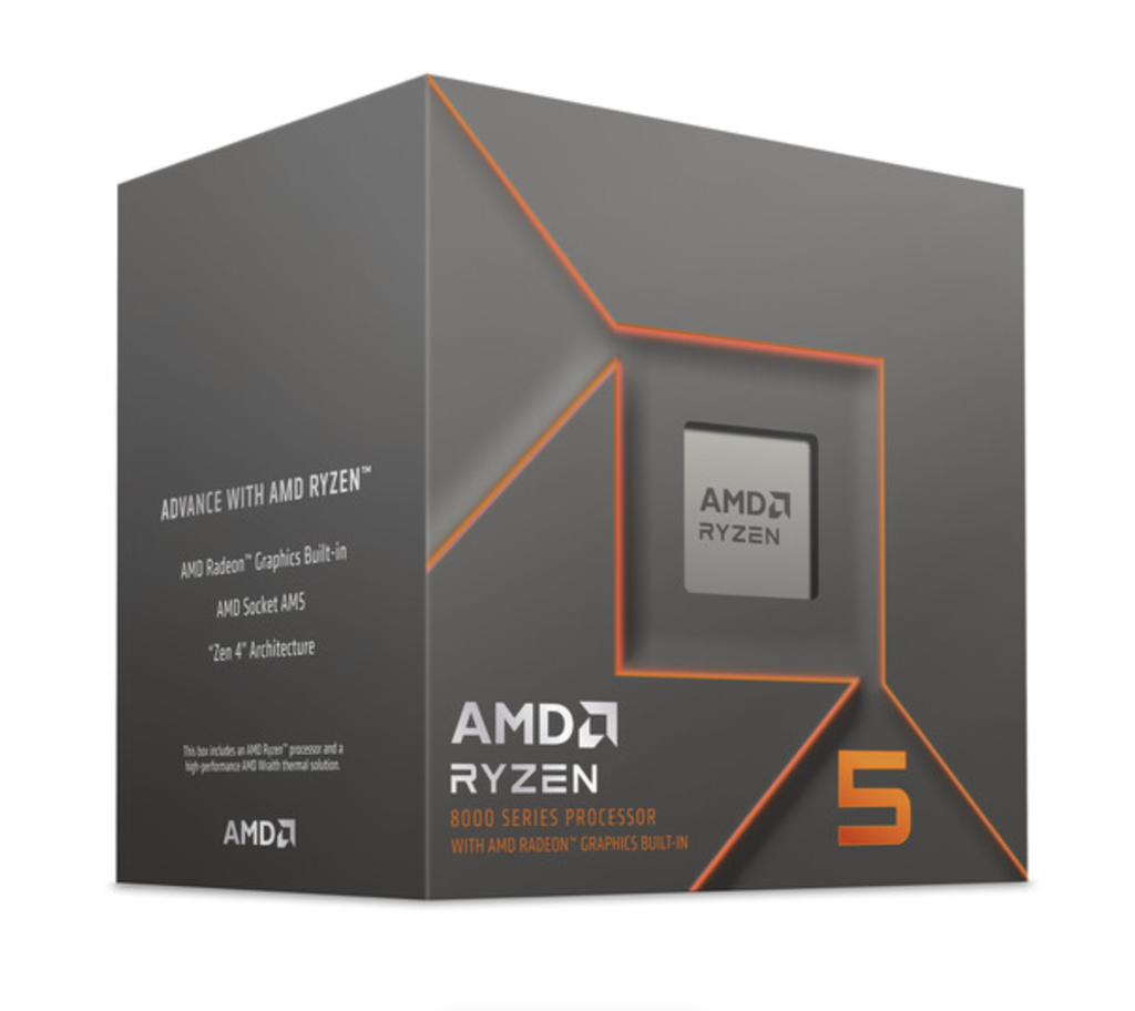 Procesador AMD Ryzen 5 8500G de 6 núcleos y 12 hilos Gráficos Radeon 740M, AM5 100-100000931 65W TDP