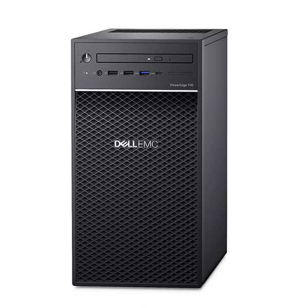 Servidor Dell EMC PowerEdge T40 - 1 vía 1 x Xeon E-2224G / 3.5 GHz, RAM 8GB, HDD 1TB,DVD 2DTR1V6