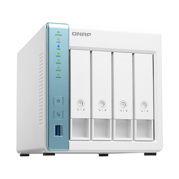 Servidor NAS QNAP TS-431K 4 Slot 3.5"/2.5", 4 Nucleos, 1GB Ram