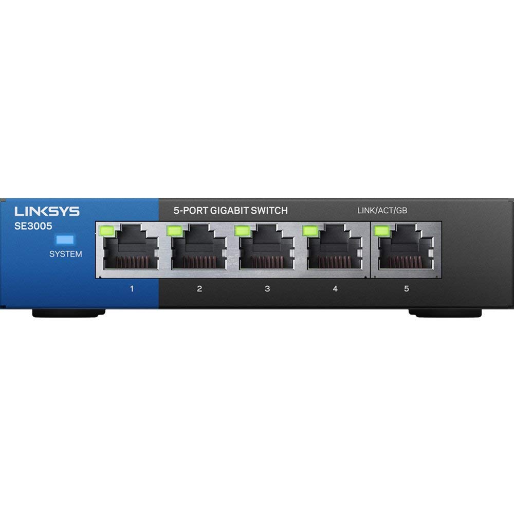 Switch Eternet Gigabit 5 Puertos Linksys SE3005