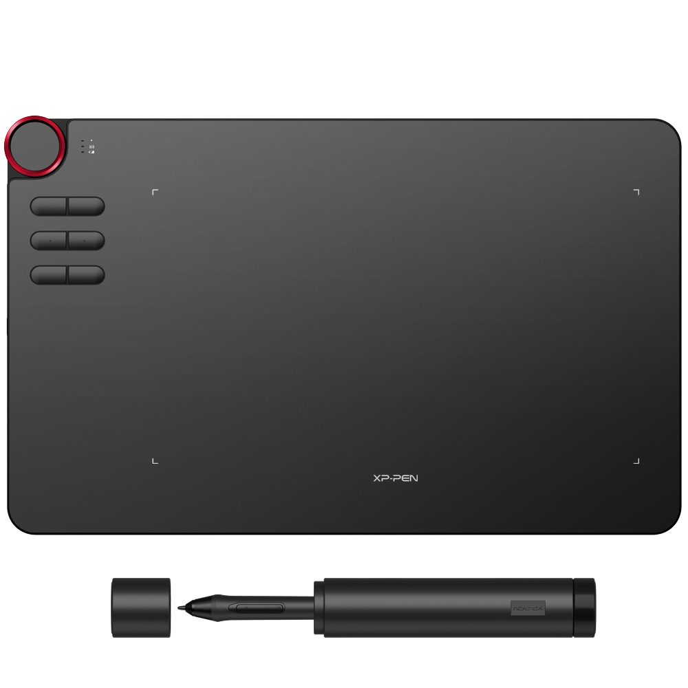 Tableta de dibujo XP PEN Deco 03 Inalámbrica 25.4x14cm (10x5.62") - Black/Red