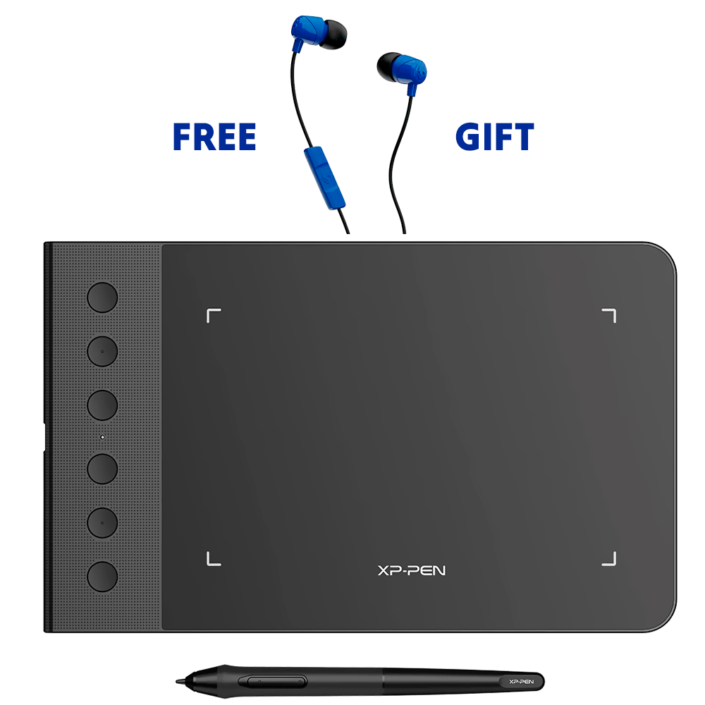 Tableta de dibujo XP PEN Star G640S, 6.5 X 4", USB + Free GIF SkullCandy JIB Wired KT