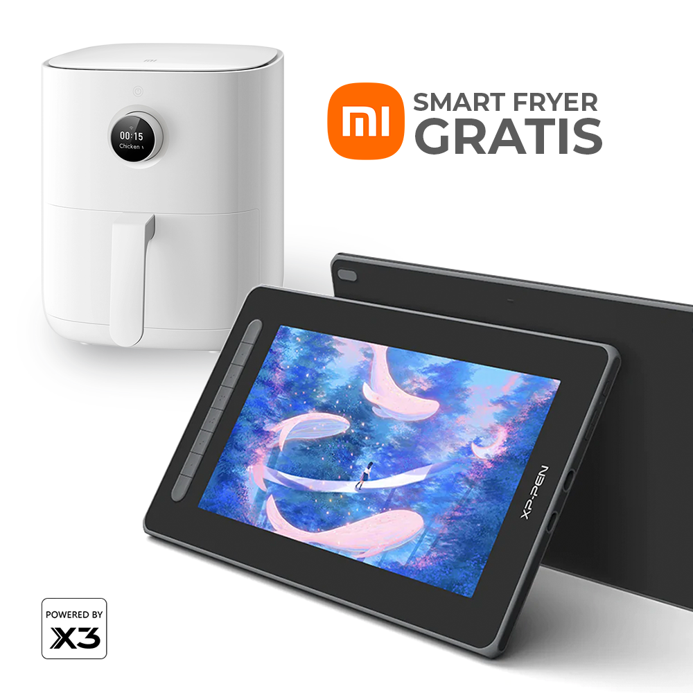 Tableta Gráfica XP PEN Artis 12 - 2GEN NEGRO + Smart Fryer Xiaomi GRATIS