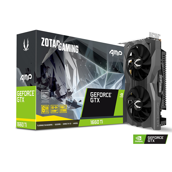 Tajeta de video Zotac Geforce GTX 1660 Ti AMP! 6GB 192Bit ZT-T16610D-10M