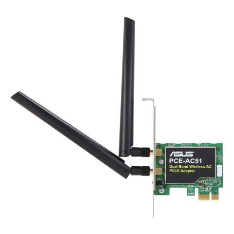 Tarjeta de RED ASUS PCE-AC51 AC750 inalámbrico Dual-band BULK