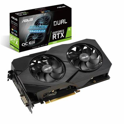 Tarjeta de video Asus Dual RTX 2060 OC EVO 6GB GDDR6