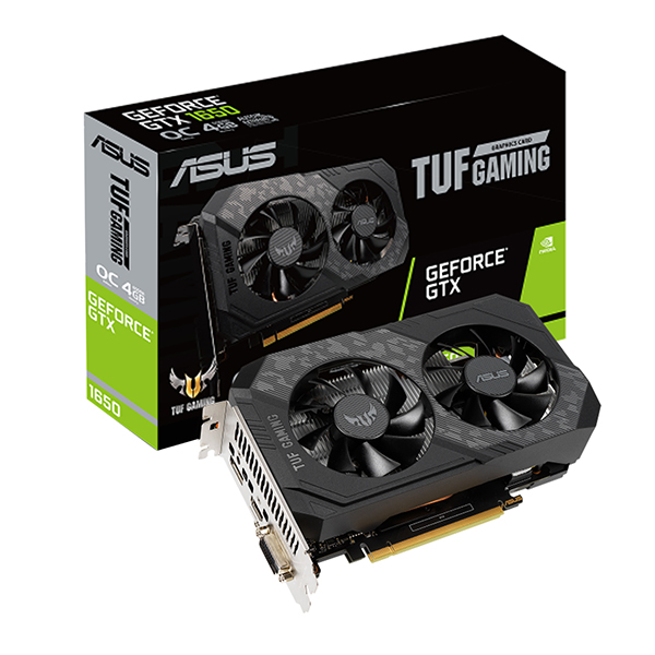 Tarjeta de Video ASUS GF GTX 1650 OC 4GB GTX1650-04GD6-P TUF