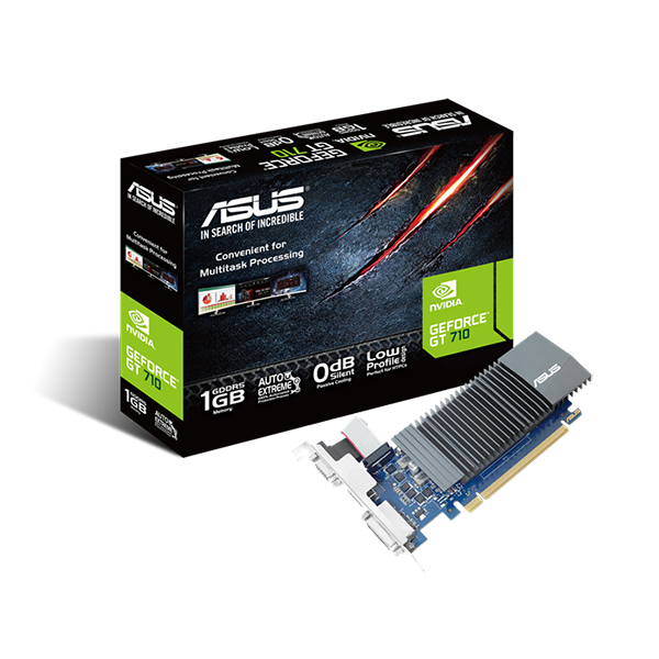 Tarjeta de video ASUS GT-710 1GB GT710-SL-1GD5-BRK
