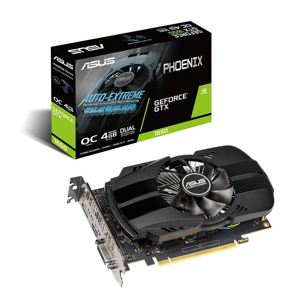 Tarjeta de Video ASUS Phoenix GeForce® GTX 1650 OC  4GB GDDR5GF GTX 1650-04G-PH