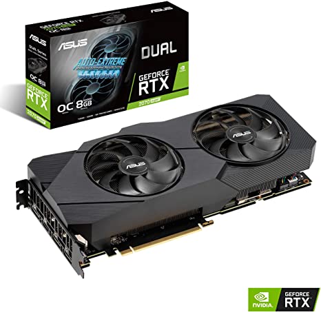 Tarjeta de video Asus RTX 2070 Super Dual 8gb PCI Express