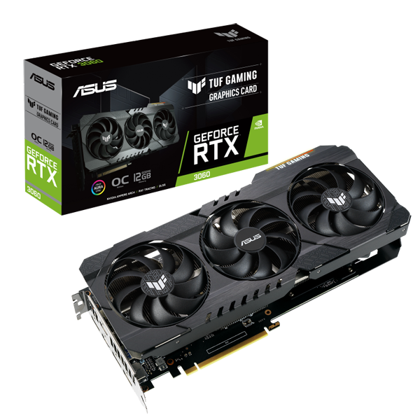 Tarjeta de video Asus TUF Gaming RTX 3060 V2 12GB GDDR6 OC Edition