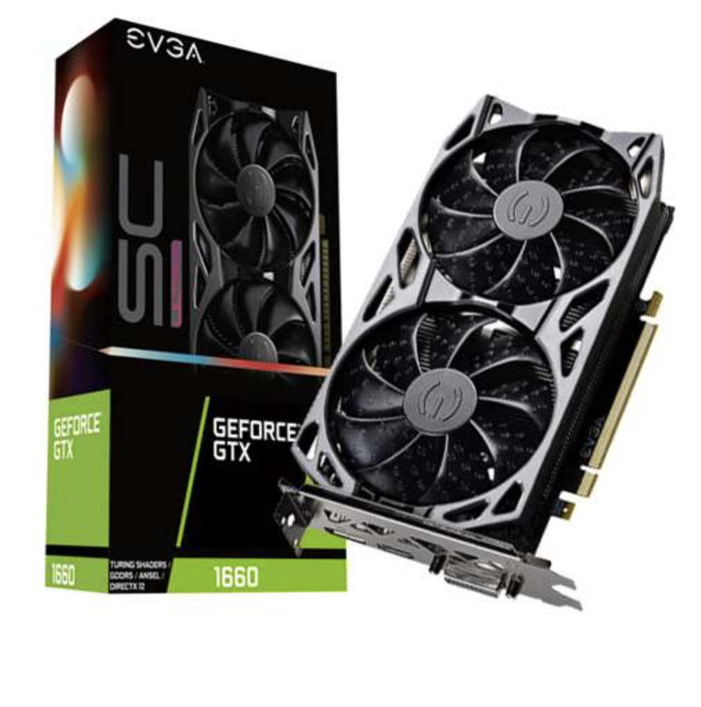 Tarjeta de video EVGA GTX 1660 SC Ultra Gaming 6GB GDDR5 06G-P4-1067-KR
