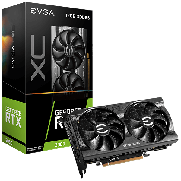 Tarjeta de Video EVGA RTX 3060 12GB GDDR6 XC  3657-KR
