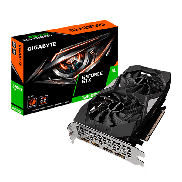 Tarjeta de Video Gigabyte GTX 1660 SUPER 6GB DDR6 GV-N166SOC