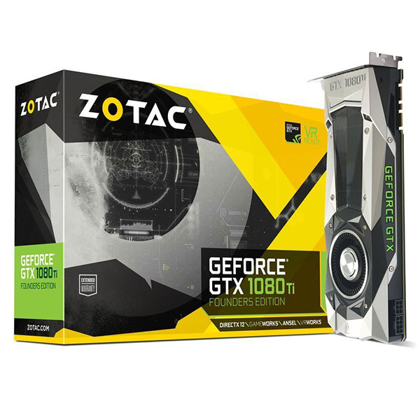Tarjeta de Video GTX 1080 Ti 11GB Founders Edition Zotac