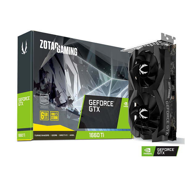 Tarjeta de Video Zoctac GTX 1660 Ti 6GB 192Bit ZT-T16610F-10L