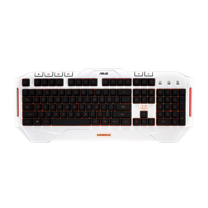 Teclado Gaming Asus CERBERUS Artic USB  BACKLIT White 