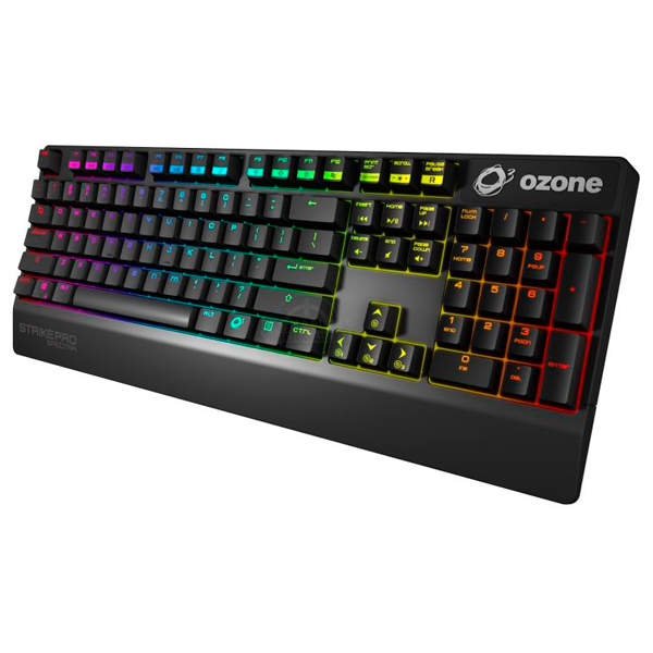 Teclado Gaming Strike Pro Spectra RGB Mecánico Cherry Red Ozone