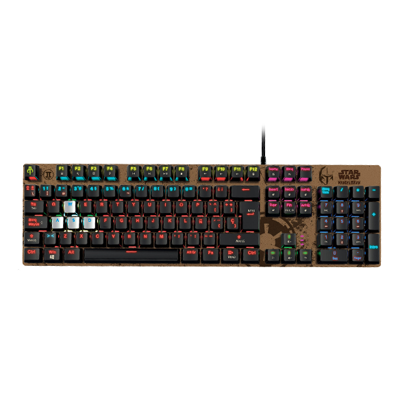 Teclado Primus Ballista90T Mandalorian Switch Red PKS-S092ML-S