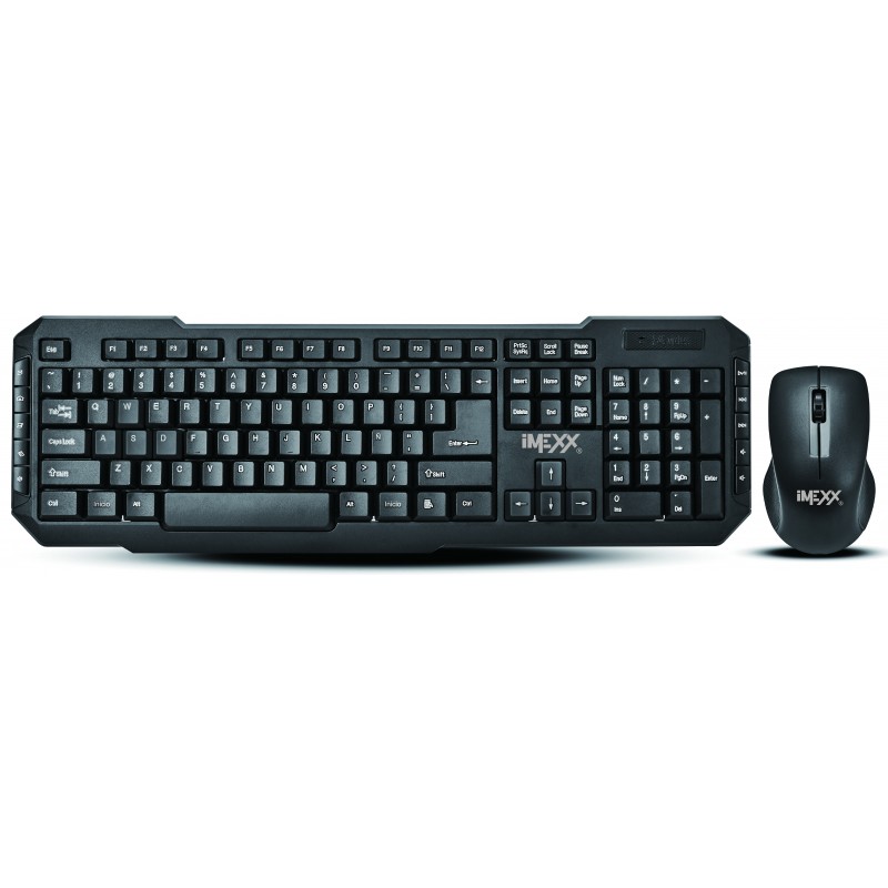 TECLADO Y MOUSE WIRELESS IMEXX IME-20405SP MULTIMEDIA ESPAÑOL 104KEY