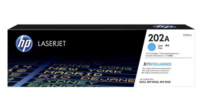 Toner HP 202A Cian original LaserJet, CF501A
