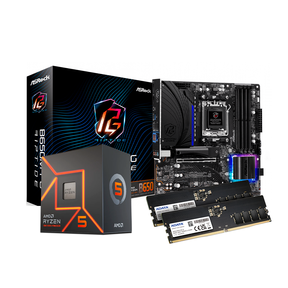 Upgrade Kit Ryzen 5 7600, B650M, 16GB DDR5