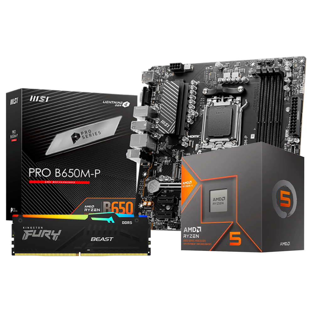 UPGRADE KIT - Ryzen 5 8600G +  B650M-P + 16GB DDR5