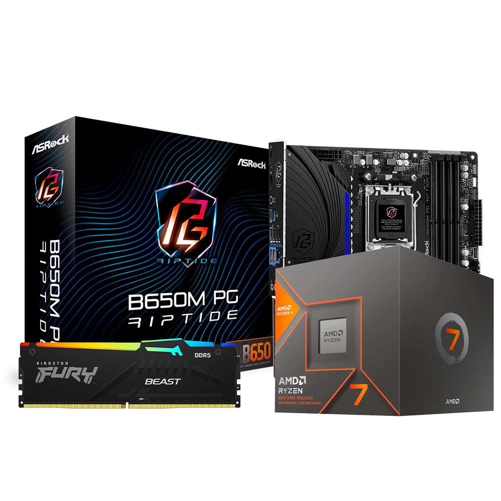 UPGRADE KIT - Ryzen 7 8700G +  ASRock B650M PG RIPTIDE + 16GB DDR5