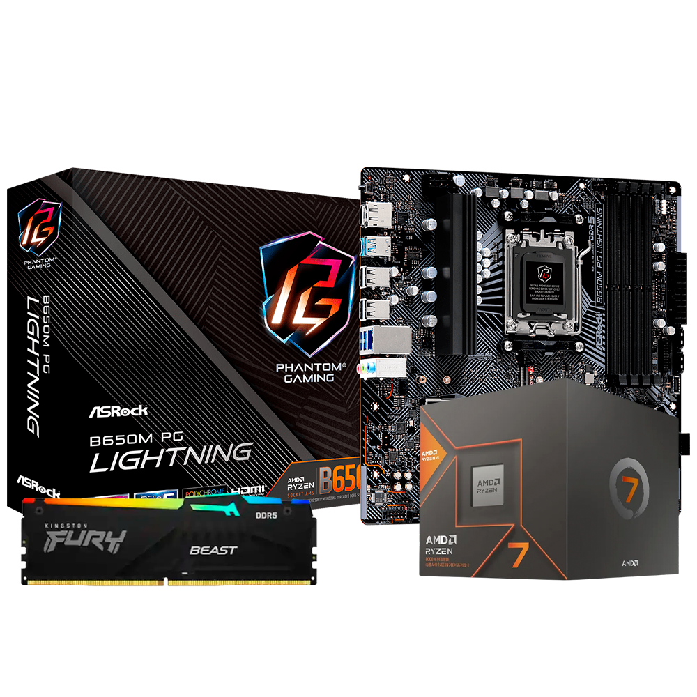 Upgrade Kit Ryzen 7 8700G, Radeon 780M, Chipset B650, DDR5 16GB