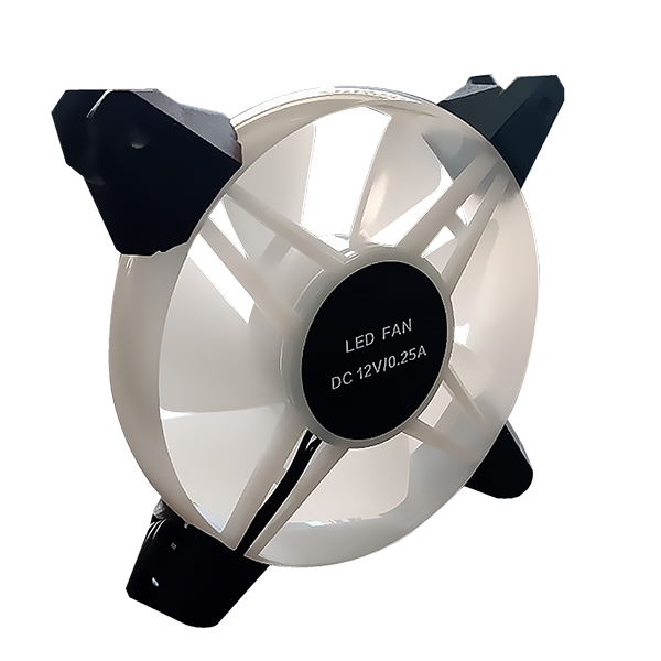 Ventilador de 120mm con iluminación Fixed RGB GNC White