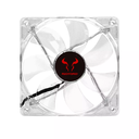 Ventilador Riotoro CROSS-X Clear LED 120mm Fan Red