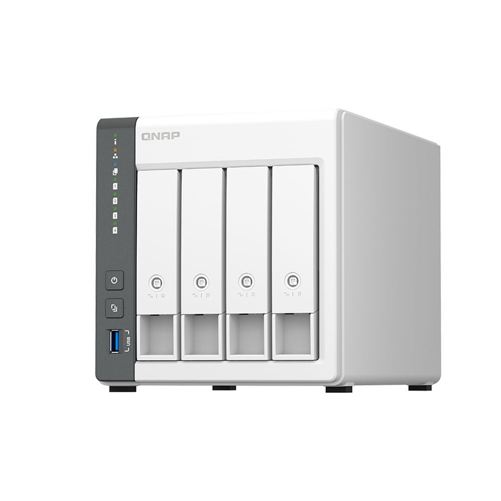 Servidor Nas QNAP 4-Bay Personal Cloud NAS for Backu, TS-433-4G-US