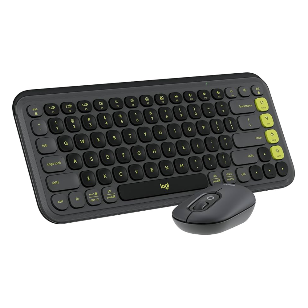 Combo Mouse y teclado Logitech Pop Icon Graphite  Español, 920-013052