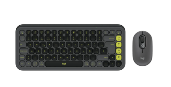 Combo Mouse y teclado Logitech Pop Icon Graphite  Español, 920-013052