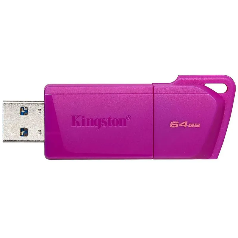 Memoria USB 3.2, Kingston Exodia M, 64GB NEON Purple, KC-U2L64-7LP