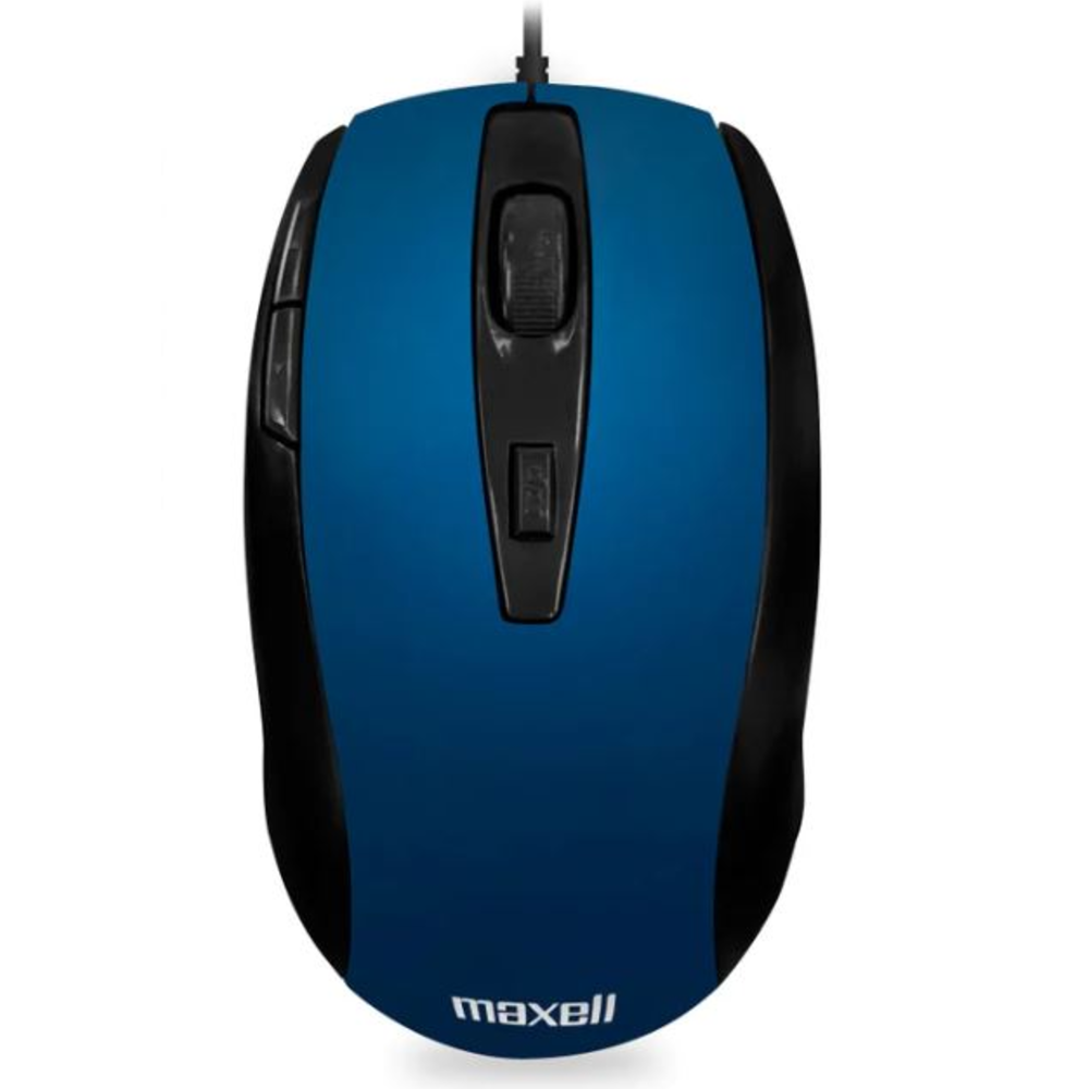 Mouse Maxell MOWR-105  cableado optico 5  botones AZUL, 