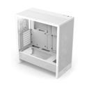 Case NZXT H5 Flow (2024) Compact Mid-Tower ATX, 2 x 120mm Fans, color Blanco CC-H52FW-01