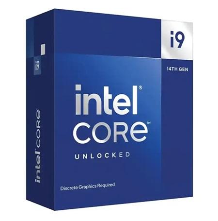 Procesador Intel i9 14900KF, 24 Cores, 14TH, LGA1700, No Graficos, No disipador. hASTA 6.0 GHz
