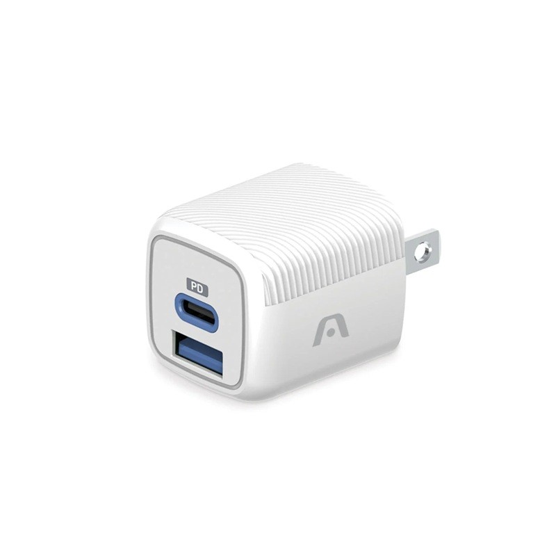 Cubo de Carga Argom, 38W x1 USB-18W / x1 C-20W A00748, ARG-AC-0116WT