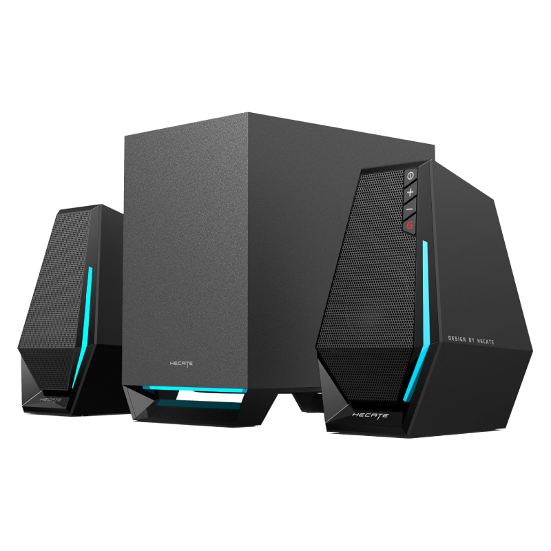 Parlante Edifier G1500 Max -Bluetooth 5.3, USB-A, USB-C, and 3.5mm AUX - RGB - Negro