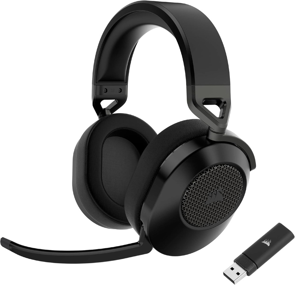 Headset Corsair HS65 INALAMBRICO, Conexión inalámbrica o Bluetooth de 2,4 GHz Negro - CA-9011285-NA2