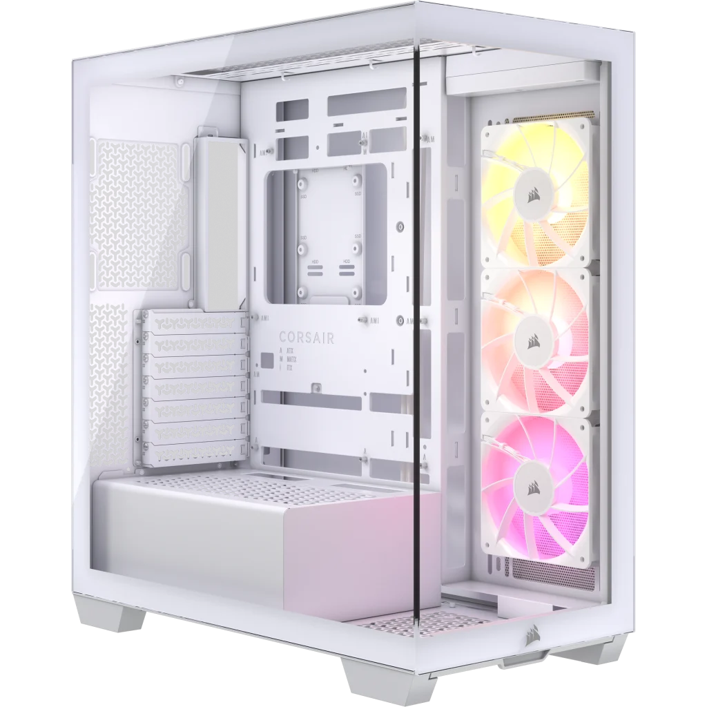 Case Corsair 3500X Series ARGB - Glass Panel - Blanco - CC-9011279-WW