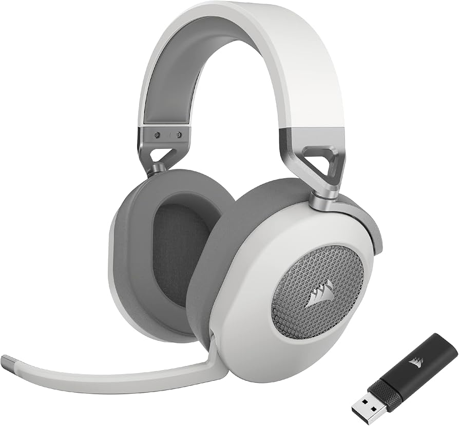 Headset Corsair HS65 Wireless Blanco - CA-9011286-NA2