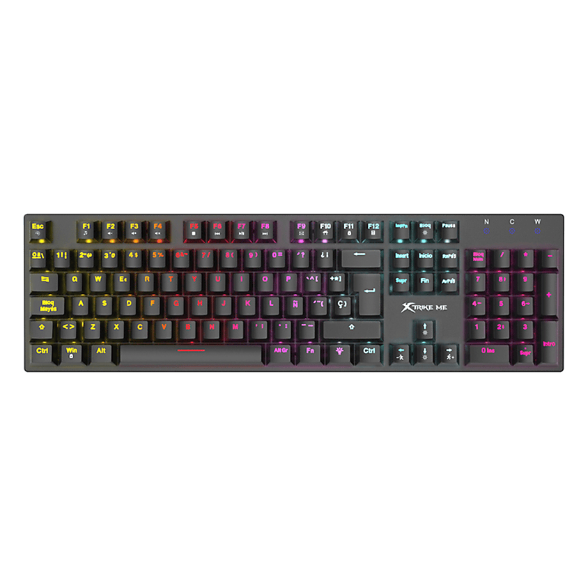 TECLADO mecanico Xtrike-Me, GK-988 RAINBOW full