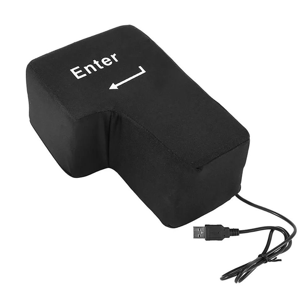 Almohadilla Anti Stress Tecla Enter gigante, USB