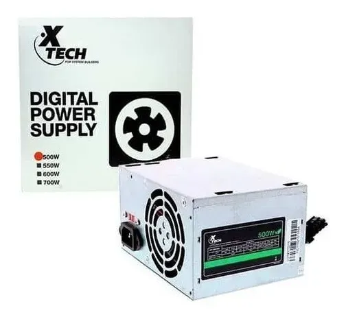 Fuente Xtech, Internal, 600wts, PS-10-300W