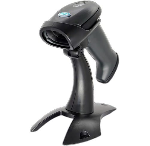 Lector codigo de barra AON HS-250 - Longitud del Cable: 2M, Laser 2D - Negro - AO-SC-1003