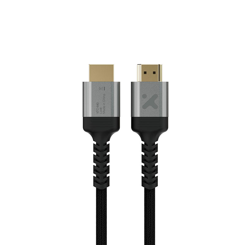 Cable Xtech HDMI m to HDMI m 8k V2.1 braided Cable 10ft, XTC-640
