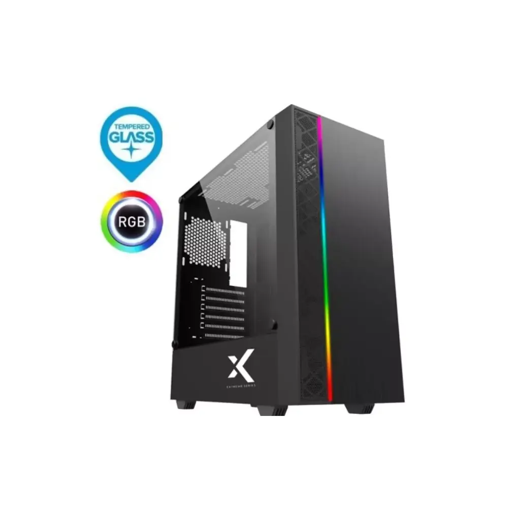 Case Extreme series Oberon Gaming ATX - 1 x FAN RGB, CAS2304